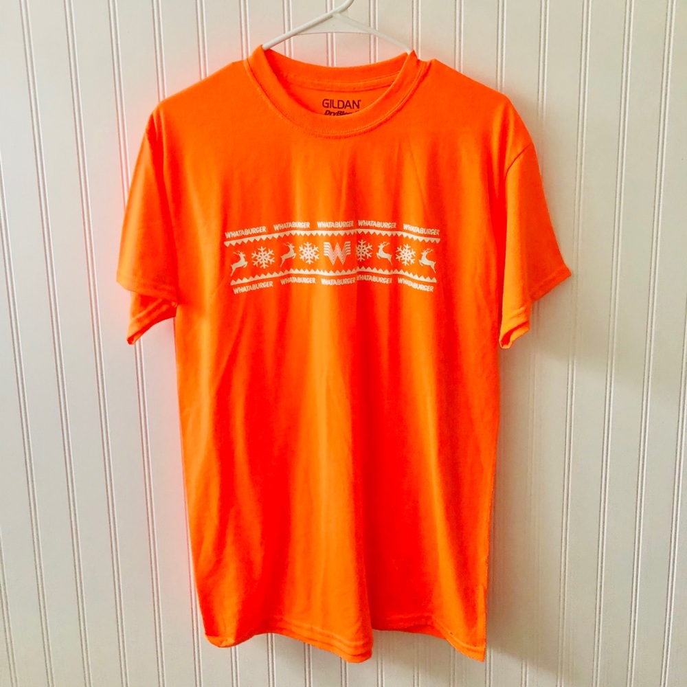 CUSTOM Screen Printed Whataburger Christmas Tee ✁